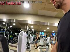 Huge ass Brazilian slut gettin pounded hard at gym, oops!