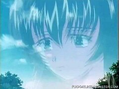 Japanese Teen Rides Cock in BDSM Anime
