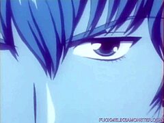 Japanese Teen Rides Cock in BDSM Anime