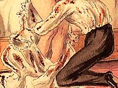 Vintage Erotic Drawings Unleash Raw Passion.