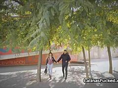 hey, wanna watch my latina girlfriend suck outdoors? she bangs hard indoors too.