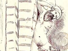 Vintage Erotic Drawings Unleash Raw Passion.