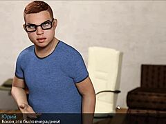 Deepthroat and assfucking in old woman hentai game