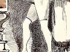 Vintage Erotic Drawings Unleash Raw Passion.