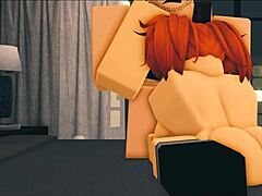 I fucks that nerdy ginger slut in bedroom, she moans loud