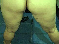 is this milf flashing her ass at the party?