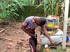 Hot anime babe gets a massive cumshot after wild doggystyle pounding over the edge.