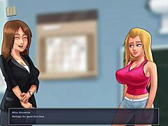 Exploring Summertime Saga 195 with friends 😊