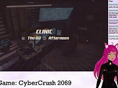 Vtuber Lewdneko Plays Cybercrush 2069 Part 1 With Big Tits 😘