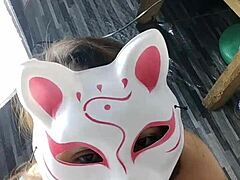 Busty Asian girlfriend gives immersive POV blowjob experience