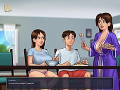 Exploring Summertime Saga 195 with friends 😊