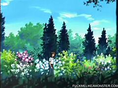 this anime teen's pussy gets toyed hard, bent over and dripping wet