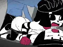 i love this uncensored cartoon sex with a mime in hentai