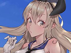 Shimakaze wants to make you her sexual slave in Hentai Kancolle