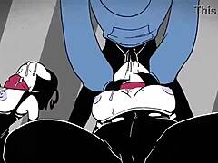 i love this uncensored cartoon sex with a mime in hentai