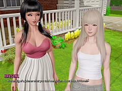3D animated game with big boobed women and ripped clothes