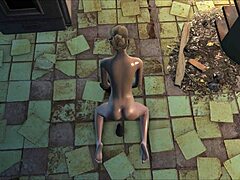 Blonde Teen Masturbating With Dildo