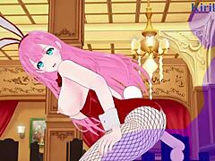 I enjoy watching mafuyu kirisu with big tits get creampied in this hentai.