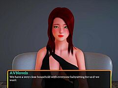 Redhead amateur's erotic story in family fun
