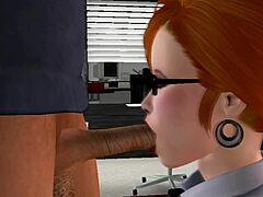 qwert story 1 features wild 3d office assfucking action