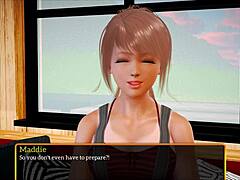 teen redhead stars in erotic cartoon game adventure