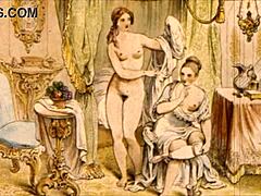 Unbelievable! Vintage erotic drawings still turn me on every time!