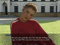 beautiful blonde babe craving some wild 3d cartoon action