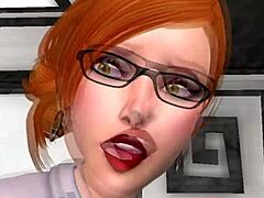 qwert story 1 features wild 3d office assfucking action