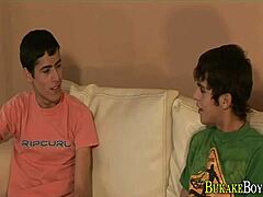 Teen Twink Gets Facialized After Intense Blowjob in High-Definition Gay Action.