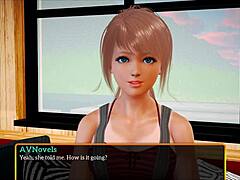 teen redhead stars in erotic cartoon game adventure