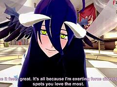 Albedo having sex in Overlord fantasy!