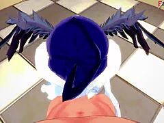 Albedo having sex in Overlord fantasy!