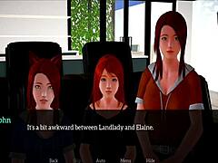Adult visual novel with ecchi gameplay and anime art