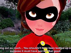 Elastigirl Fucks Hard in Secret Mission for Incredibles Full Movie
