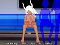 i’m hooked on this 3d hentai cosplayer masturbating in a crowded train