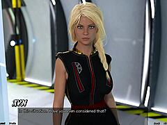 Blonde virgin catches me with step sister in space adventure 84