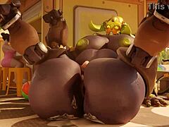 What’s up with this wild 3D Overwatch Orisa compilation?