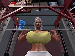 Second Life: Black Personal Trainer Fucks Latina with Big Tits