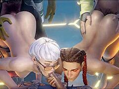 Valoran overwatch and apex legends anime compilation with diverse characters