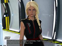 Blonde virgin catches me with step sister in space adventure 84