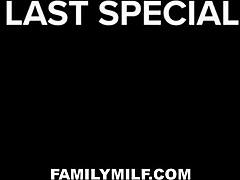 FamilyMilf - Big Tits Brunette Stepmom Intimate POV