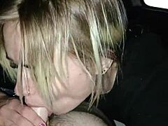 Hey, sexy girl sucking dick in truck downtown!