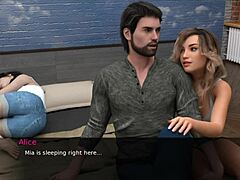 Pine Falls 38: Busty 3D anime game with tits and commentated gameplay