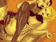 Vintage erotic illustration collection