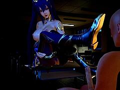 Zi Yan rides big cock hard!