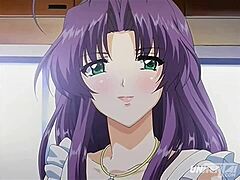 Uh, fuckin’ stepmom in kitchen, uncensored hentai action!