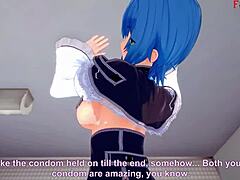 Xenovia and Issei's DxD NTR madness in animated porn
