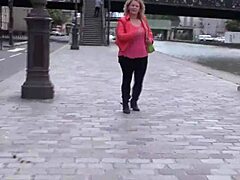 Chubby Cougar in Steamy Action Showing Off Curves in Explicit Detail.