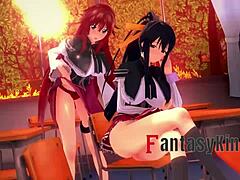 In HS DxD NTR madness 2, the trailer teases intense scenes, watch full on sheer fantasyking3.
