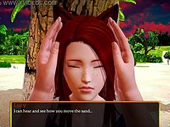 Episode 323 of My New Family series with redhead amateurs.